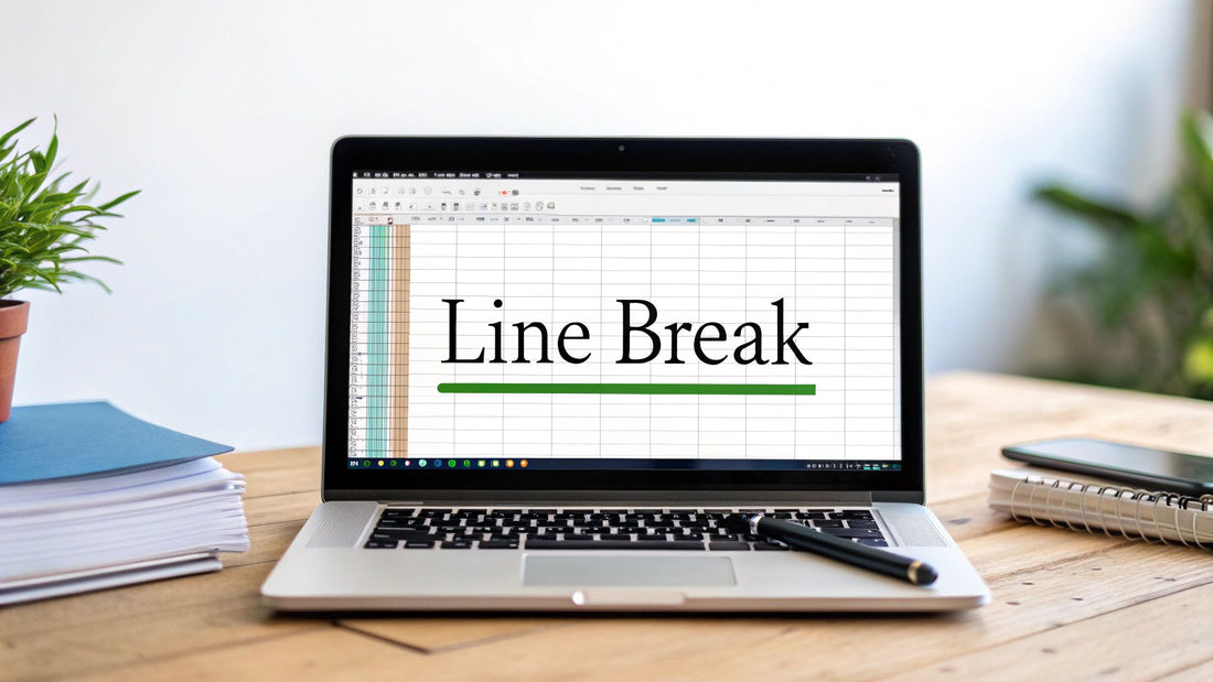 How to Insert a Line Break in Cell Excel Easily