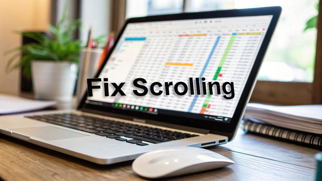 Fix Excel Won't Scroll Issues | Quick Solutions