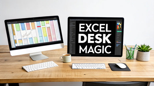 9 Excel-Themed Office Desk Setup Ideas for 2025