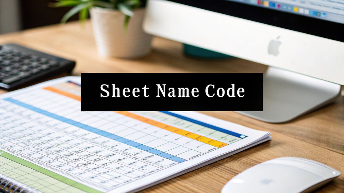 Sheet Name Code Excel: Easily Master Dynamic References