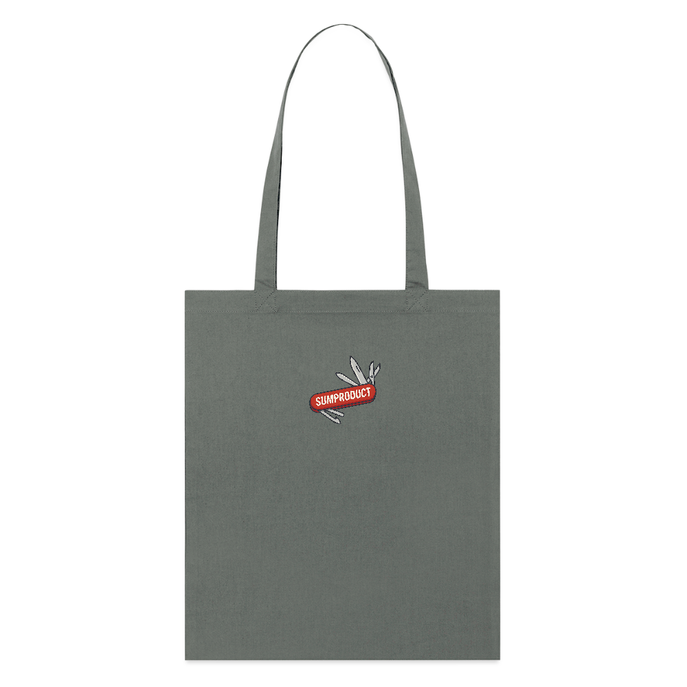 SUMPRODUCT Swiss Army Tote – Excel Gift Bag for Analysts & Data Nerds - anthracite