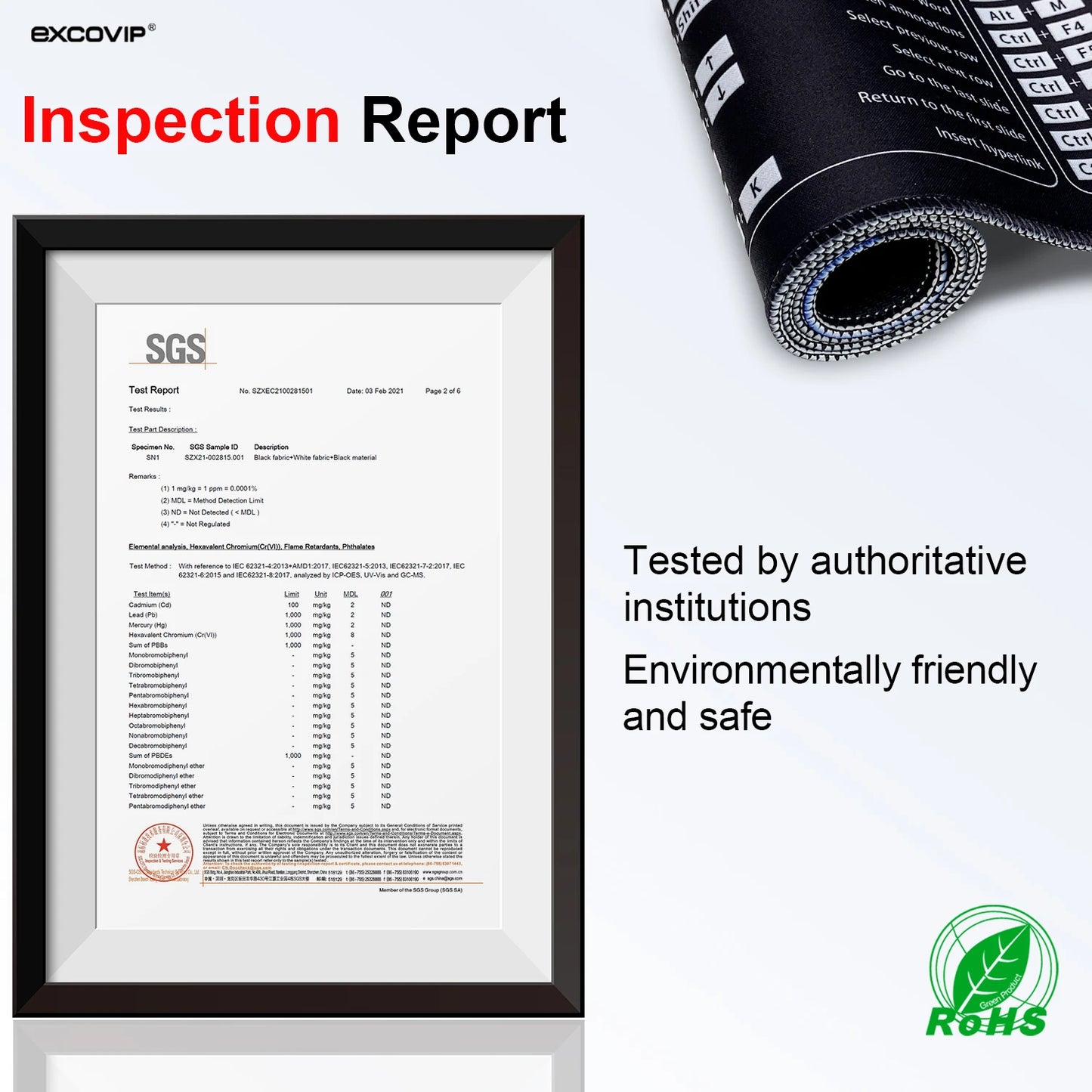 Office Shortcuts Desk Mat Large Extended Big Keyboard Mousepad