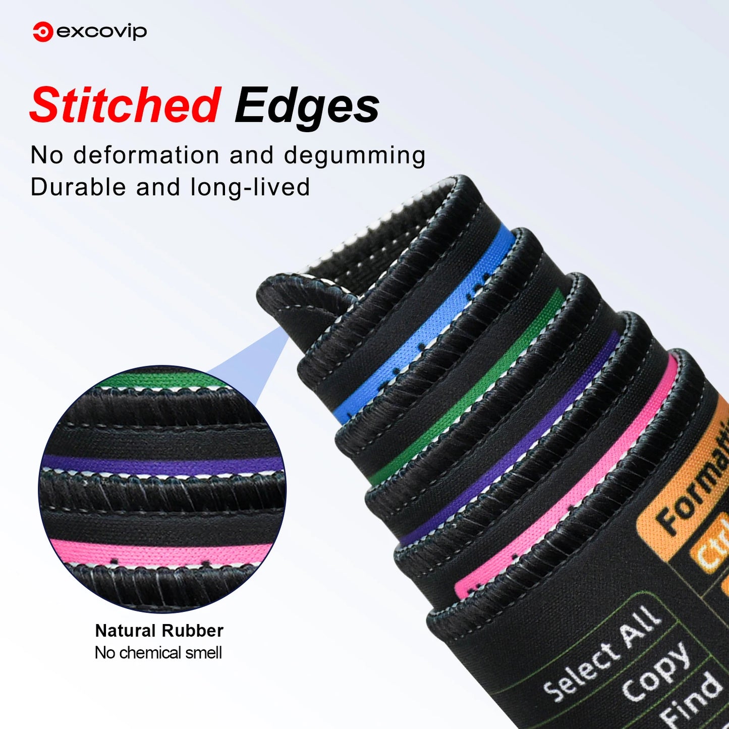 Excel Shortcuts Mouse Pad Large Extended Desk Mat Keyboard