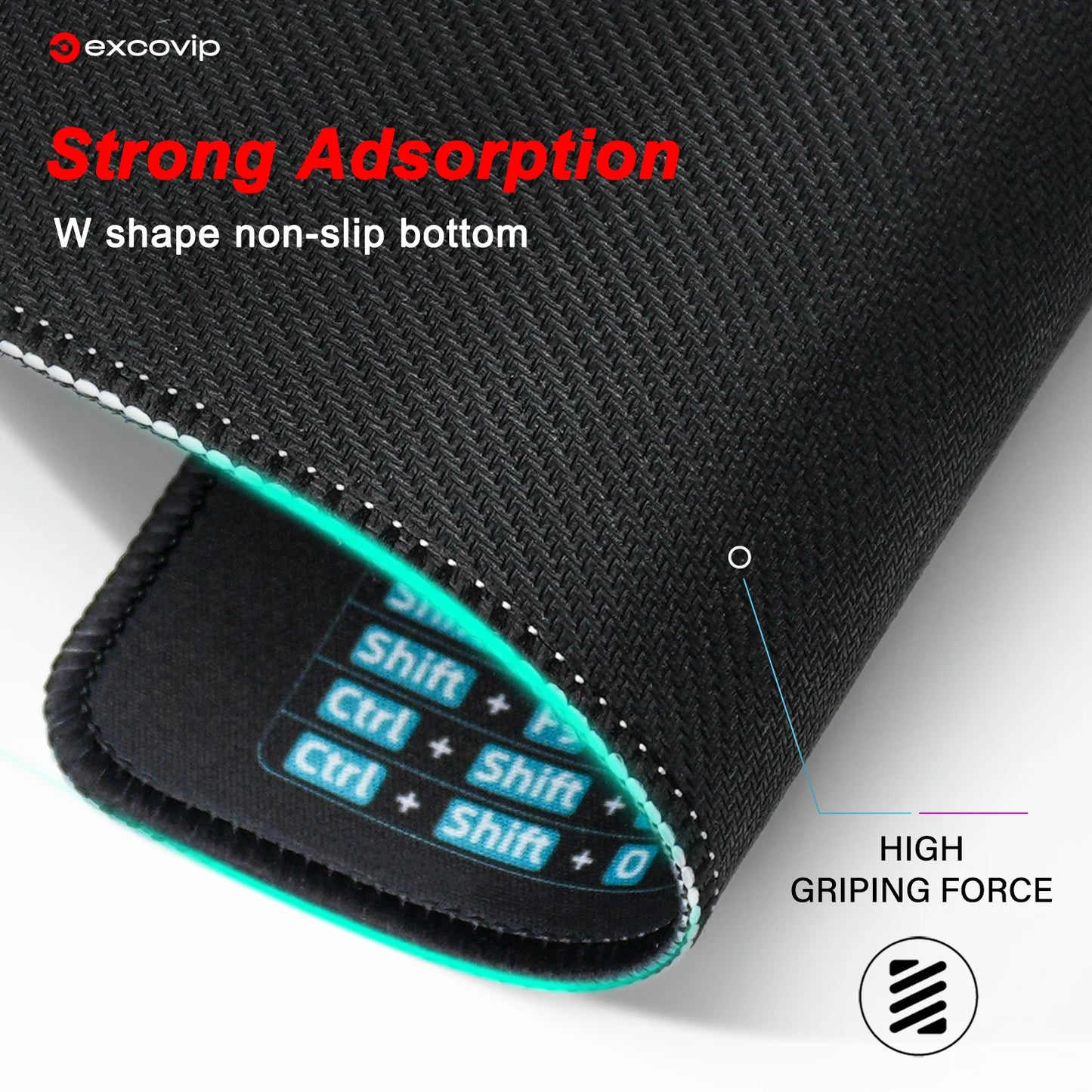 Excel Shortcuts Mouse Pad Large Extended Desk Mat Keyboard