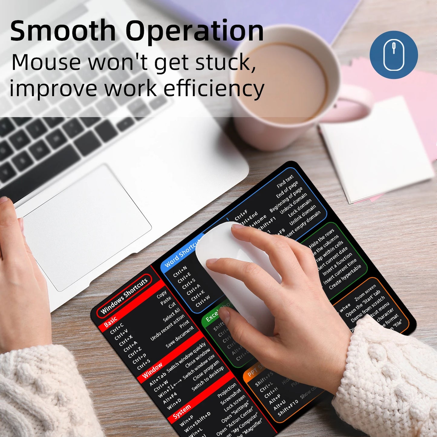 Windows Shortcuts Mouse Pad
