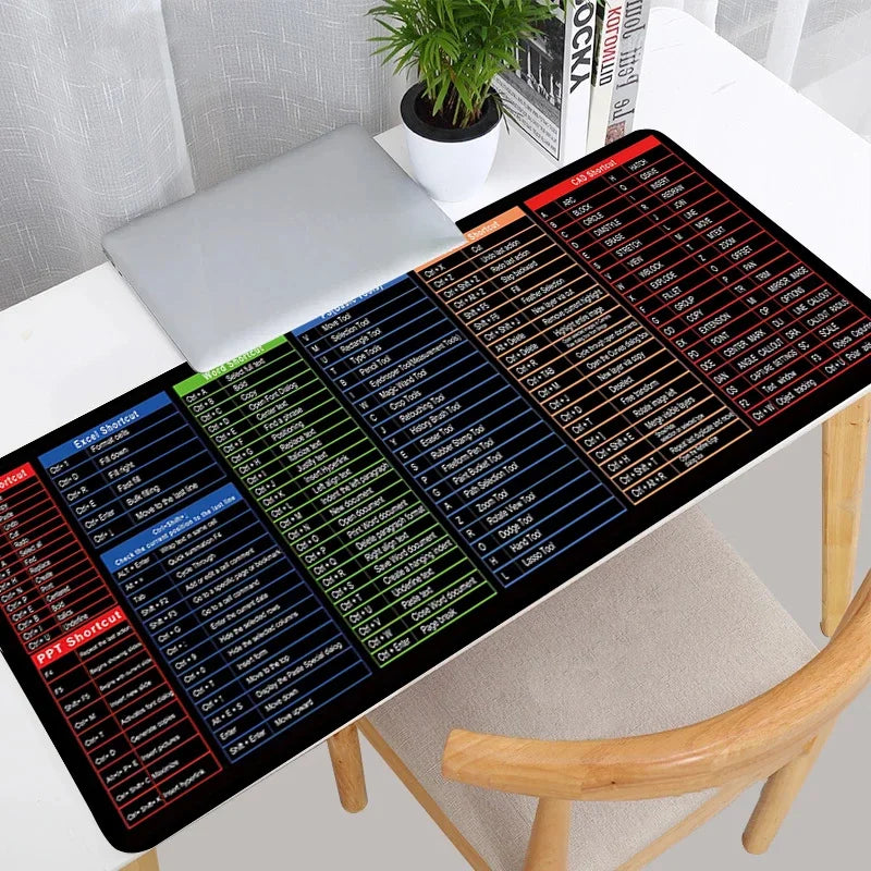 Windows Shortcuts Mouse Pad – Office Software Guide for Word, Excel & PP