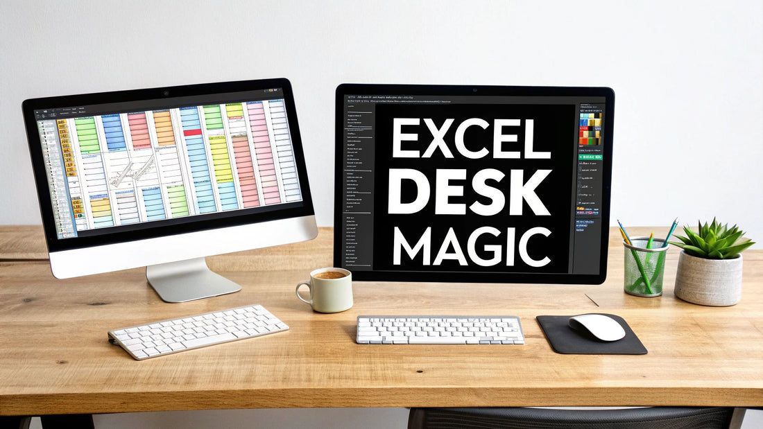 9 Excel-Themed Office Desk Setup Ideas for 2025